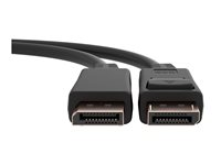 C2G 10ft (3m) C2G TAA-Compliant DisplayPort Cable with Latches - 8K 60Hz - DisplayPort kabel - TAA-kompatibel - DisplayPort (han) haspet til DisplayPort (han) haspet - DisplayPort 1.4 - 30 V - 3 m - tovejs, 8K60 Hz (7680 x 4320) support - sort C2G50114