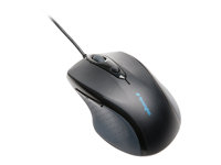 Kensington Pro Fit Full-Size - Mus - højrehåndet - optisk - 5 knapper - kablet - USB - sort K72369EU