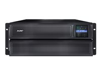 APC Smart-UPS X 3000 Rack/Tower LCD - UPS (stativ-monterbar / ekstern) - AC 230 V - 2700 Watt - 3000 VA - Ethernet 10/100, RS-232, USB - output-stikforbindelser: 12 - 4U - sort - med APC UPS Network Management Card AP9631 - for P/N: AR4024SP, AR4024SPX429, AR4024SPX431, AR4024SPX432, NBWL0356A, SMX3000HVTUS SMX3000HVNC