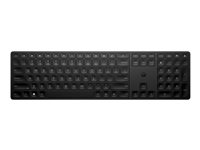 HP 455 - Tastatur - programmerbar - trådløs - 2.4 GHz - Pan Nordic - sort - for HP 34; Elite Mobile Thin Client mt645 G7; ZBook Firefly 14 G9; ZBook Fury 16 G9 4R177AA#UUW