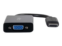 C2G HDMI Mini to VGA Adapter Converter Dongle - Video transformer - HDMI - VGA - sort 80503