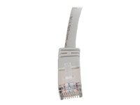 C2G Cat5e Booted Shielded (STP) Network Patch Cable - Patchkabel - RJ-45 (han) til RJ-45 (han) - 4 m - STP - CAT 5e - formet - grå 83753