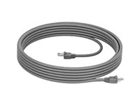 Logitech Cat5e Kit - Patchkabel - RJ-45 (han) til RJ-45 (han) - 7 m - SF/UTP - CAT 5e - grafit 952-000073