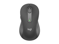 Logitech Signature M650 - Mus - optisk - 5 knapper - trådløs - 2.4 GHz, Bluetooth - Logitech Logi Bolt USB-modtager - grafit 910-006253