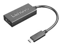 Lenovo - Videoadapter - 24 pin USB-C han til HDMI hun - 24 cm - sort - 4K60 Hz (3840 x 2160) support 4X90R61022