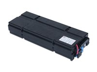APC Replacement Battery Cartridge #155 - UPS-batteri - 1 x batteri - Blysyre - sort - for P/N: SRT1000RMXLI, SRT1000RMXLI-NC, SRT1000XLI, SRT1500RMXLI-NC, SRT1500XLI, SRT48BPJ APCRBC155