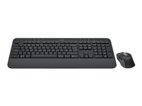 Logitech Signature MK650 Combo for Business - Sæt med mus og tastatur - trådløs - Bluetooth LE - QWERTY - nordisk (dansk/finsk/norsk/svensk) - grafit 920-011010