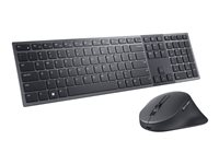 Dell Premier KM900 - Sæt med mus og tastatur - samarbejde - bagbelyst - trådløs - 2.4 GHz, Bluetooth 5.1 - QWERTY - Pan Nordic - grafit - med 3 years NBD Advance Exchange KM900-GR-NOR