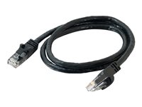 C2G Cat6 Booted Unshielded (UTP) Network Patch Cable - Patchkabel - RJ-45 (han) til RJ-45 (han) - 5 m - UTP - CAT 6 - formet, knastfri, strenget - sort 83410
