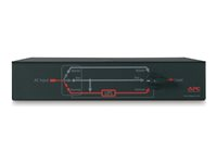 APC Service Bypass Panel - Bypass-omskifter (rackversion) - AC 200/208/240 V - output-stikforbindelser: 4 - 2U - 19" - sort - for Smart-UPS 3000VA, 3000VA USB & Serial, 3000VA XL, 5000VA, 5000VA XL SBP5000RMT2U
