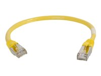 C2G Cat5e Booted Shielded (STP) Network Patch Cable - Patchkabel - RJ-45 (han) til RJ-45 (han) - 5 m - STP - CAT 5e - formet - gul 83814