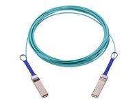 NVIDIA - 100GBase-AOC direkte påsætningskabel - QSFP til QSFP - 10 m - 10 m. - fiberoptik - halogenfri, Active Optical Cable (AOC) 980-9I13O-00E010