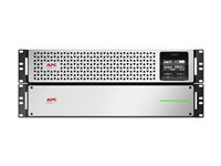 APC Smart-UPS On-Line 1000VA - UPS (rackversion) (høj densitet) - AC 220/230 V - 900 Watt - 1000 VA - Litiumion - output-stikforbindelser: 8 - 4U - 1.83 m ledning - sort, sølv SRTL1000RM4UXLI-NC