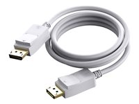 Vision - DisplayPort kabel - DisplayPort (han) til DisplayPort (han) - DisplayPort 1.4 - 2 m - 8K60 Hz support - hvid TC 2MDP8K