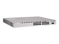 Cisco Catalyst 9200L - Network Essentials - switch - L3 - Administreret - 8 x 100/1000/2.5G/5G/10GBase-T + 16 x 10/100/1000 (PoE+) x 10 Gigabit SFP+ (uplink) - monterbar på stativ - PoE+ (740 W) C9200L-24PXG-4X-E