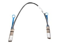 Dell Networking - 100GBase-kabel til direkte påsætning - QSFP28 til QSFP28 - 50 cm - 0.5 m. - fiberoptik - passivt - for Networking S6100; Networking S5224, S5232, S5248, Z9100; PowerSwitch S5212, S5224 470-ABPW