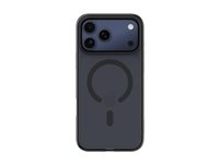 Belkin SheerForce Grip Series - Bagsidecover til mobiltelefon - MagSafe-kompatibilitet - fremstillet af genbrugte materialer - sort - for Apple iPhone 17 Pro Max MSA036HQBK