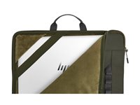 HP - Hylster til notebook - modulær - 15.6" - grå, grøn 9J498AA