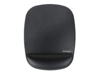 StarTech.com Mouse Pad with Hand rest, 6.7x7.1x 0.8 in (17x18x2cm), Ergonomic Mouse Pad with Wrist Support, Desk Wrist Pad w/ Non-Slip PU Base for Office/Home/Computer/Laptop - Cushioned Gel Mouse Pad w/ Palm Rest - Musemåtte med håndledsstøtte - sort - TAA-kompatibel B-ERGO-MOUSE-PAD