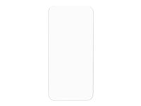 OtterBox Premium - Skærmbeskytter for mobiltelefon - antimikrobiel - glas - klar - for Apple iPhone 15 77-93967