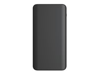 mophie essentials - Powerbank - 10000 mAh - 2 output-stikforbindelser (USB, 24 pin USB-C) 401111851