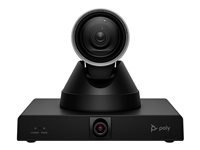 Poly Studio E60 - Konferencekamera - PTZ - farve - 2 x 8 MP - 3840 x 2160 - 4K UHD (3840 x 2160), 2160p - audio - LAN - USB 3.0 - DC 12 V / PoE Plus 9W1A6AA#AC3