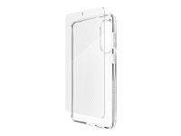 Zagg - Luxe & Glass 360 Bundle - bagsidecover til mobiltelefon - grafen - klar - med skærmbeskytter - for Samsung Galaxy S25 Edge 700518617