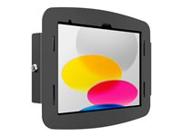 Compulocks iPad 10th-11th (A16) Gen Space Enclosure Wall Mount Black - Indelukke - for tablet - låsbar - højglansaluminium - sort - skærmstørrelse: 10.9" - monteringsgrænseflade: 100 x 100 mm - vægmonterbar, overflademonterbar, standermonterbar - for Apple 10.9-inch iPad (10. generation) 209IPDSB