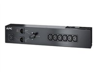 APC Service Bypass Panel - Strømfordelingsenhed (rackversion) - AC 230 V - 1500 VA - input: IEC 60320 C14 - output-stikforbindelser: 7 - 2U - sort - for P/N: SMC1500I-2UC, SMC1500IC, SMT1000I-AR, SMT1000IC, SMT1500I-AR, SMT1500R2I-AR SBP1500RMI