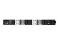 HPE G2 Metered Modular Horizontal True 0U - Strømfordelingsenhed (rackversion) - AC 400 V - 22000 VA - 3-faset 5 ledning - input: IEC 60309 - output-stikforbindelser: 6 (IEC 60320 C19) - 1U - 30.5 cm ledning - for Synergy 12000 Frame P9R81A