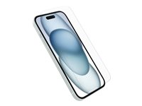 OtterBox Premium - Skærmbeskytter for mobiltelefon - glas - klar - for Apple iPhone 16 77-96183