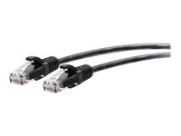 C2G 20ft (6.1m) Cat6a Snagless Unshielded (UTP) Slim Ethernet Network Patch Cable - Black - Patchkabel - RJ-45 (han) til RJ-45 (han) - 6.1 m - 4.8 mm - UTP - CAT 6a - knastfri, formet - sort C2G30151