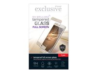 Insmat Full Screen Brilliant Glass - Skærmbeskytter for mobiltelefon - glas - rammefarve sort - for Apple iPhone XS Max 861-1026