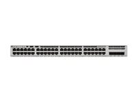 Cisco Catalyst 9200L - Network Essentials - switch - L3 - 48 x 10/100/1000 (PoE+) + 4 x Gigabit SFP (uplink) - monterbar på stativ - PoE+ (1440 W) C9200L-48P-4G-E