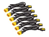 APC - Strømkabel - power IEC 60320 C13 til IEC 60320 C14 - 10 A - 61 cm - sort - Nordamerika - for P/N: SCL500RMI1UC, SCL500RMI1UNC, SMT3000I-AR, SMT3000R2I-AR, SMTL750RMI2UC, SRT1500RMXLI AP8702S-NA
