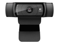 Logitech HD Pro Webcam C920 - Webcam - farve - 1920 x 1080 - audio - USB 2.0 - H.265 960-001055