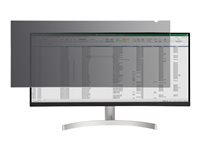 StarTech.com Monitor Privacy Screen for 34 inch Ultrawide Display, 21:9 Widescreen Computer Screen Security Filter, Blue Light Reducing (PRIVSCNMON34W) - Privacy-filter for skærm - 34" bred - gennemsigtig PRIVSCNMON34W