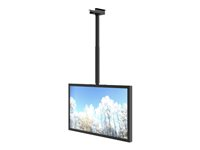 HI-ND Ceiling Casing 50" - Monteringssæt (etui) - landskab - for digital skiltning LCD-panel - metal - sort, RAL 9005 - skærmstørrelse: 50" - loftsmonterbar - for Samsung QB50B, QB50R, QB50R-B, QM50B, QM50R, QM50R-A, QM50R-B CC5012-0101-02