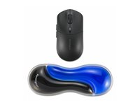 Kensington Duo Gel - Musemåtte med håndledsstøtte - tynd - blå K62439WW