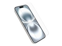 OtterBox - Skærmbeskytter for mobiltelefon - glas - klar - for Apple iPhone 16 77-96168