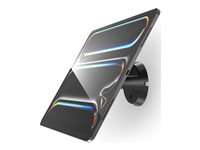 Compulocks Universal Invisible Mount Tilting Wall Mount - Monteringssæt (vægmontering) - for tablet - usynlig - sort - skærmstørrelse: op til 13" - monteringsgrænseflade: 100 x 100 mm 505BSMP01B