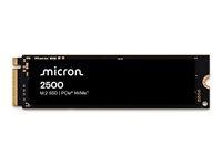 Micron 2500 - SSD - krypteret - 1 TB - intern - M.2 2280 - PCIe 4.0 (NVMe) - 256-bit AES MTFDKBA1T0QGN-1BN1AABYYR