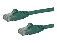 StarTech.com 10m CAT6 Ethernet Cable, 10 Gigabit Snagless RJ45 650MHz 100W PoE Patch Cord, CAT 6 10GbE UTP Network Cable w/Strain Relief, Green, Fluke Tested/Wiring is UL Certified/TIA - Category 6 - 24AWG (N6PATC10MGN) - Patchkabel - RJ-45 (han) til RJ-45 (han) - 10 m - CAT 6 - formet, knastfri - grøn N6PATC10MGN