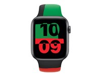 Apple - Rem for smart watch - Almindelig størrelse - Black Unity - for Watch Hermès Series 9, SE 3, Series 10, Series 11, Series 8, Series 9, Ultra 2, Ultra 3 MJ4W3ZM/A