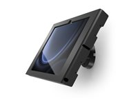 Compulocks Galaxy Tab S9/S9FE Apex Enclosure Tilting Wall Mount - Indelukke - landschaft/portræt, vippe, eksponeret front-/bagsidekamera og sensorer - for tablet - låsbar - metalramme - sort - vægmonterbar - for Samsung Galaxy Tab S10 FE, Tab S10 Lite, Tab S11, Tab S9, Tab S9 FE 505B109GAPXB