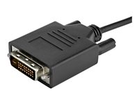 StarTech.com USB-C to DVI Cable - 6 ft / 2m - 1080p - 1920x1200 - USB-C DVI Monitor Cable - USB C Cable - Computer Monitor Cable (CDP2DVIMM2MB) - USB / DVI kabel - 24 pin USB-C (han) til DVI-D (han) - Thunderbolt 3 / USB 3.1 - 2 m - 1920 x 1200 (WUXGA) support - sort - for P/N: TB4CDOCK CDP2DVIMM2MB