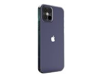 Insmat Crystal - Bagsidecover til mobiltelefon - termoplastisk polyuretan (TPU) - klar glas - for Apple iPhone 12 Pro Max 650-1817