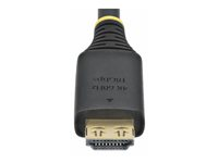 StarTech.com - High Speed - HDMI-kabel - HDMI han til HDMI han - 5 m - afskærmet - sort - halogenfri, passivt, 4K60 Hz support, 1440p (UWQHD) support 144 Hz, 1080p support 240 Hz HDMI2-CABLE-GRIP-5M