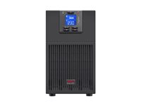 APC Easy UPS On-Line - UPS - tårn - AC 220/230/240 V - 2700 Watt - 3000 VA - 1-faset - Blysyre - USB, serial - output-stikforbindelser: 7 - PFC - Europa - sort, RAL 7010 SRV3KI-E
