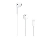 Apple EarPods - Øreproptelefoner med mik. - ørespids - kablet - USB-C MYQY3ZM/A
